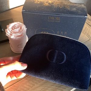 Fabulous velvet LIKE CHRISTIAN DIOR COSMETIC BAG.. BAG only. Comes with gift box